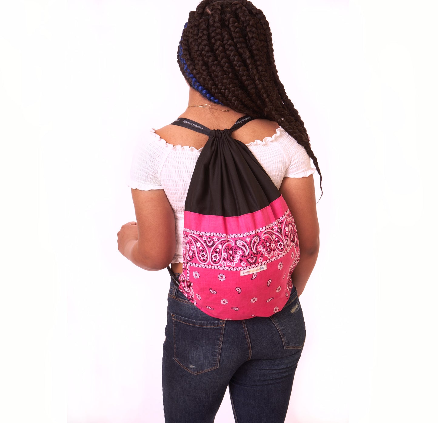 Adventure Chic Bandana Knapsack: Where Style Meets Exploration