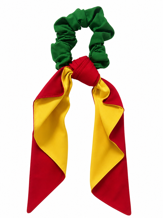 Guyana Gold Rabbit Ear Scrunchie